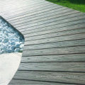 Soild Round Hollow Struction Deep Embossing WPC Wood Plastic Composite Decking Floor